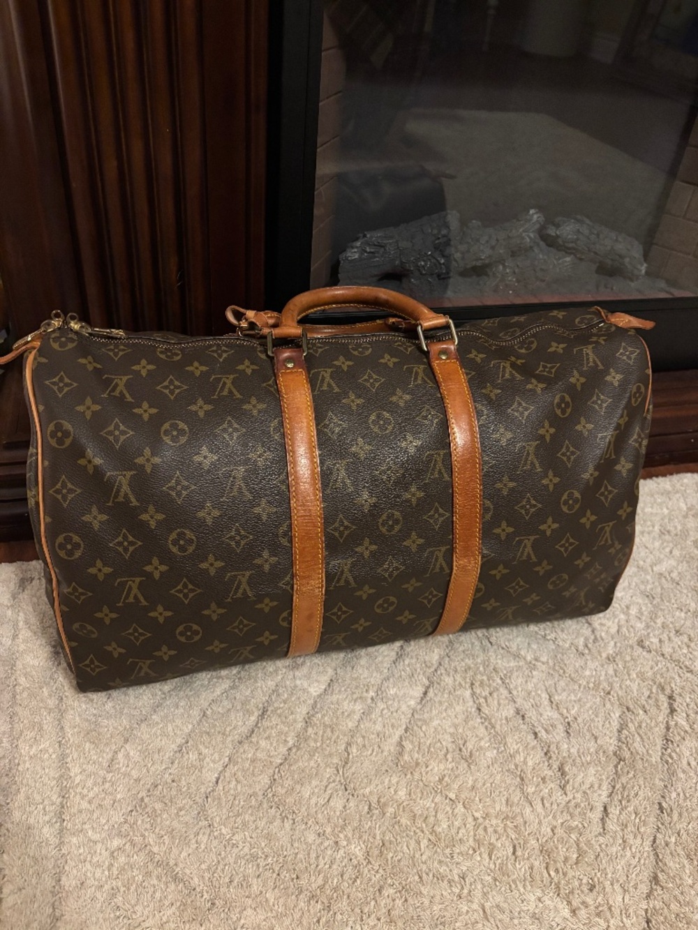 Authentic Louis Vuitton Keepall 55